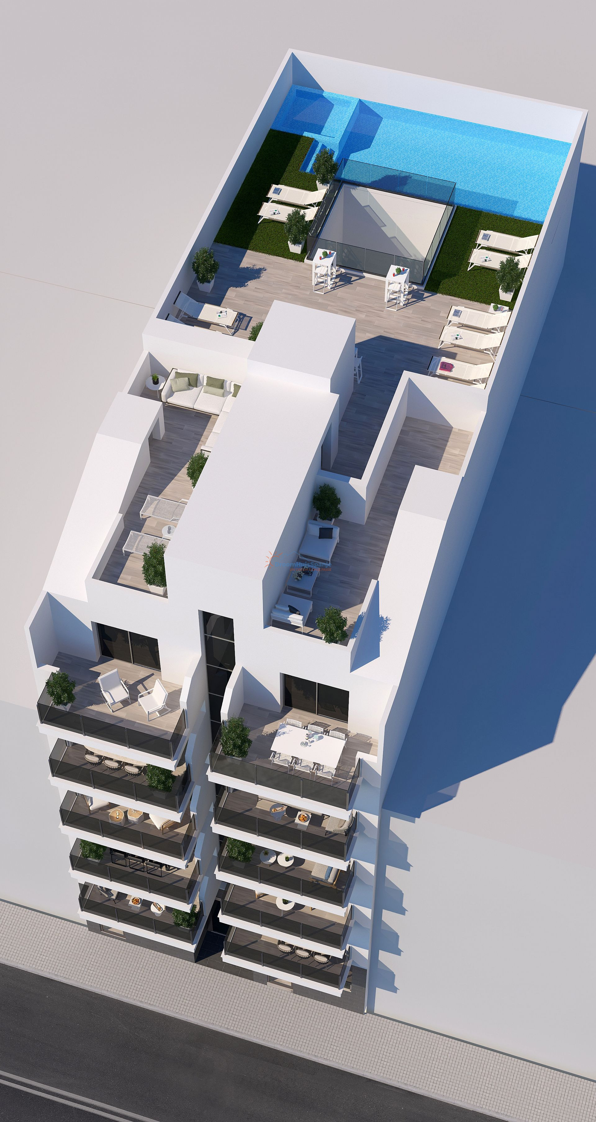 Nieuw appartement op de begane grond op 150 meter van het strand - DroomHuisSpanje