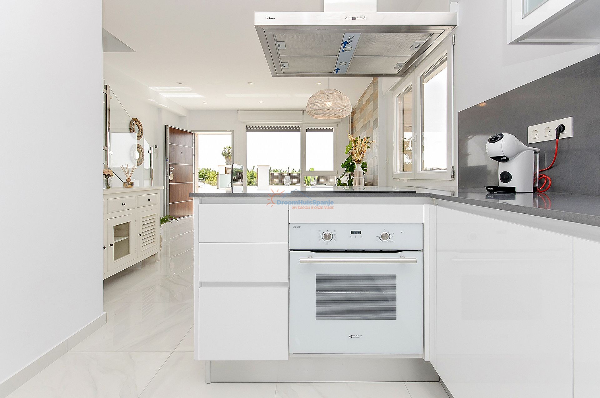 Modern herenhuis met privé solarium met panoramisch zeezicht - DroomHuisSpanje