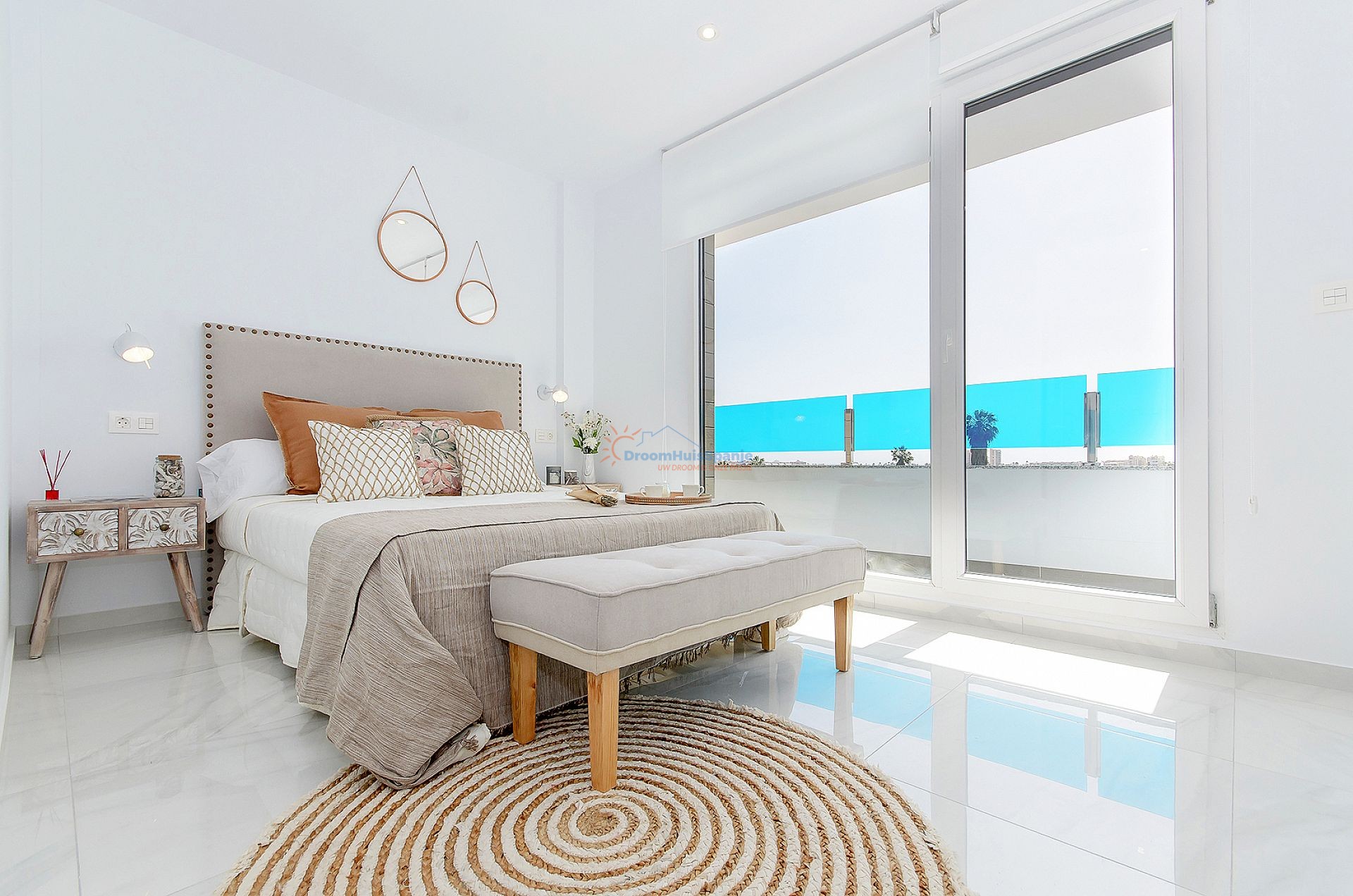 Modern herenhuis met privé solarium met panoramisch zeezicht - DroomHuisSpanje