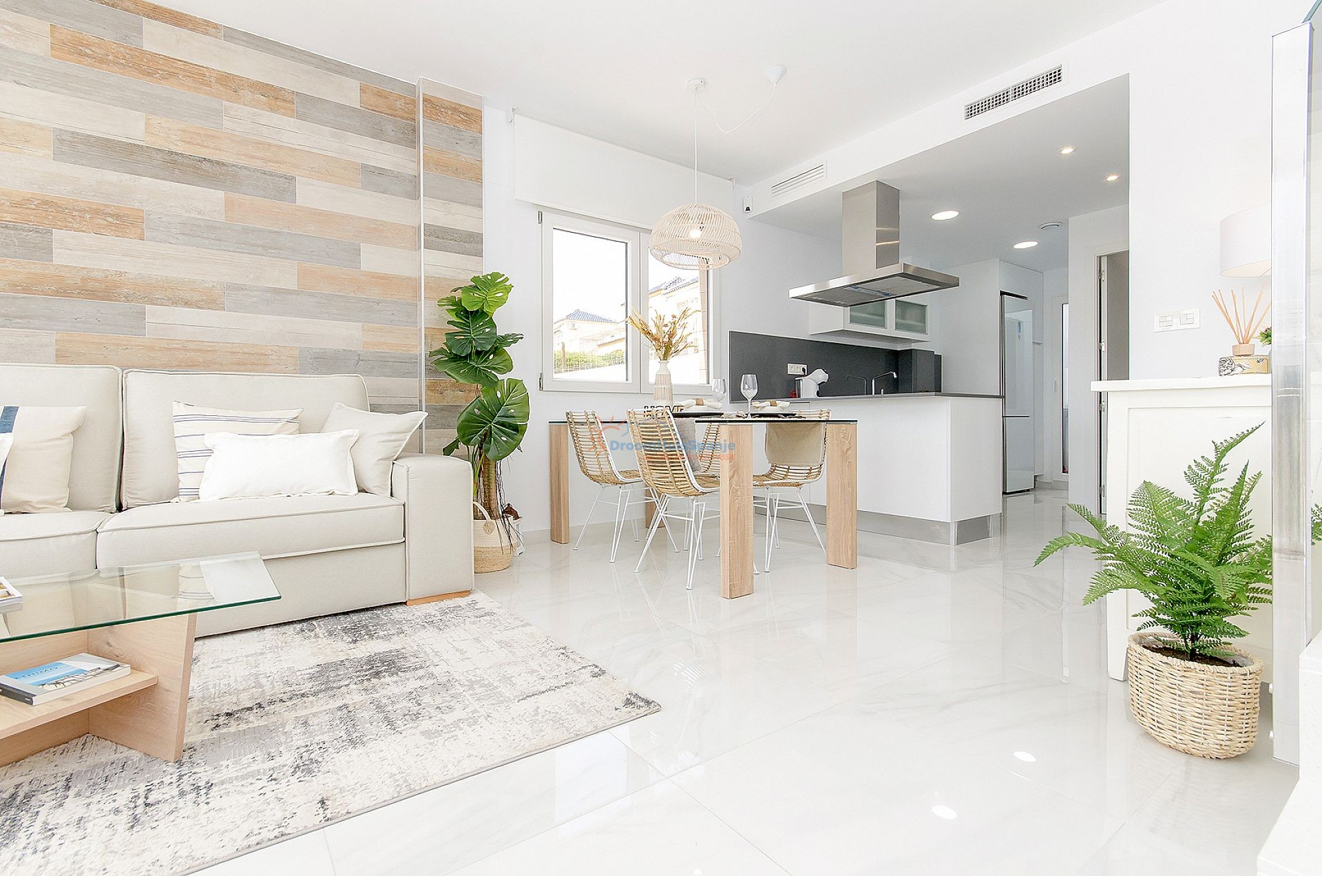 Modern herenhuis met privé solarium met panoramisch zeezicht - DroomHuisSpanje