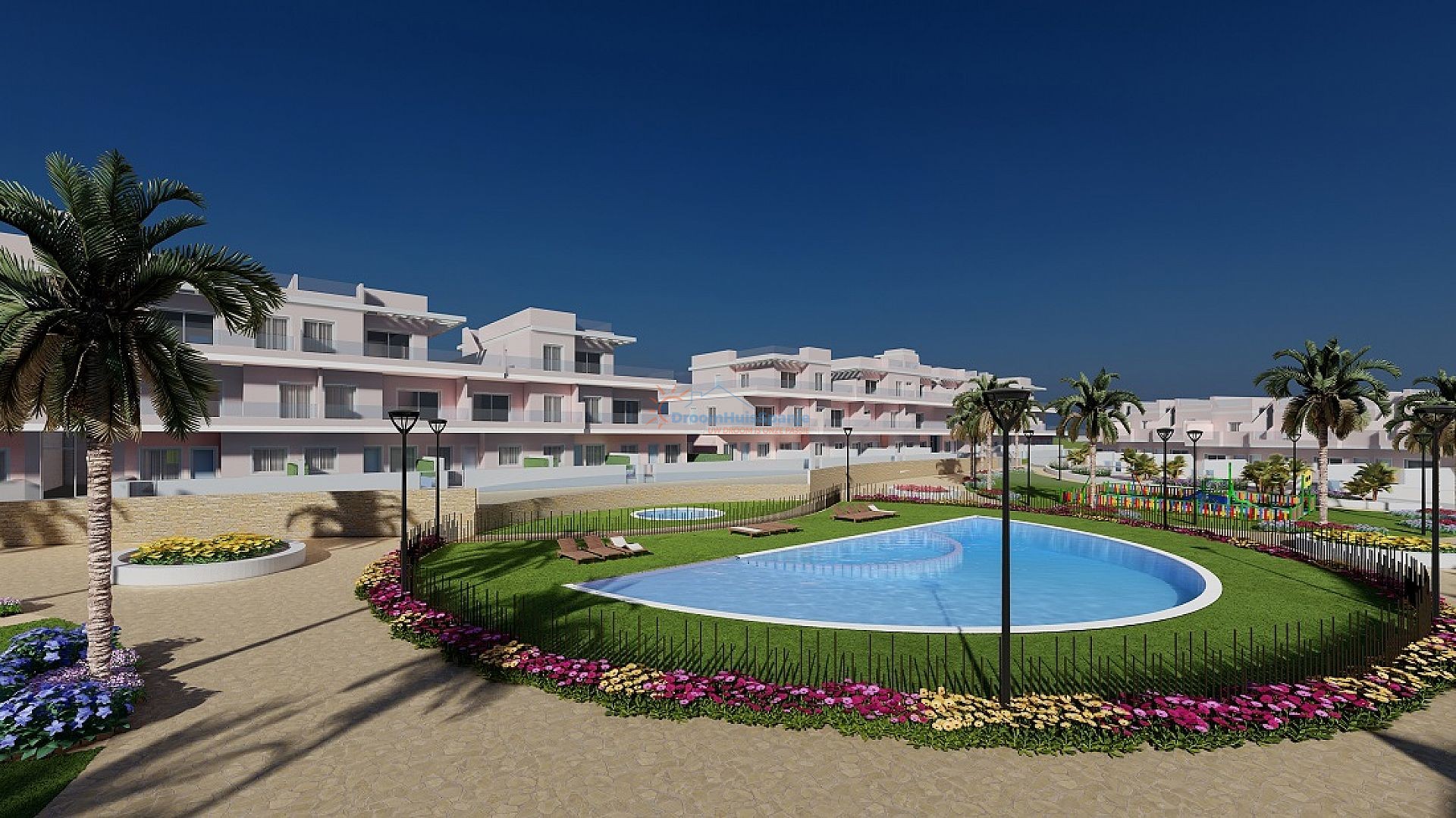 Groundfloor aparteent with 3 bedrooms on 400 meters to the beach - DroomHuisSpanje