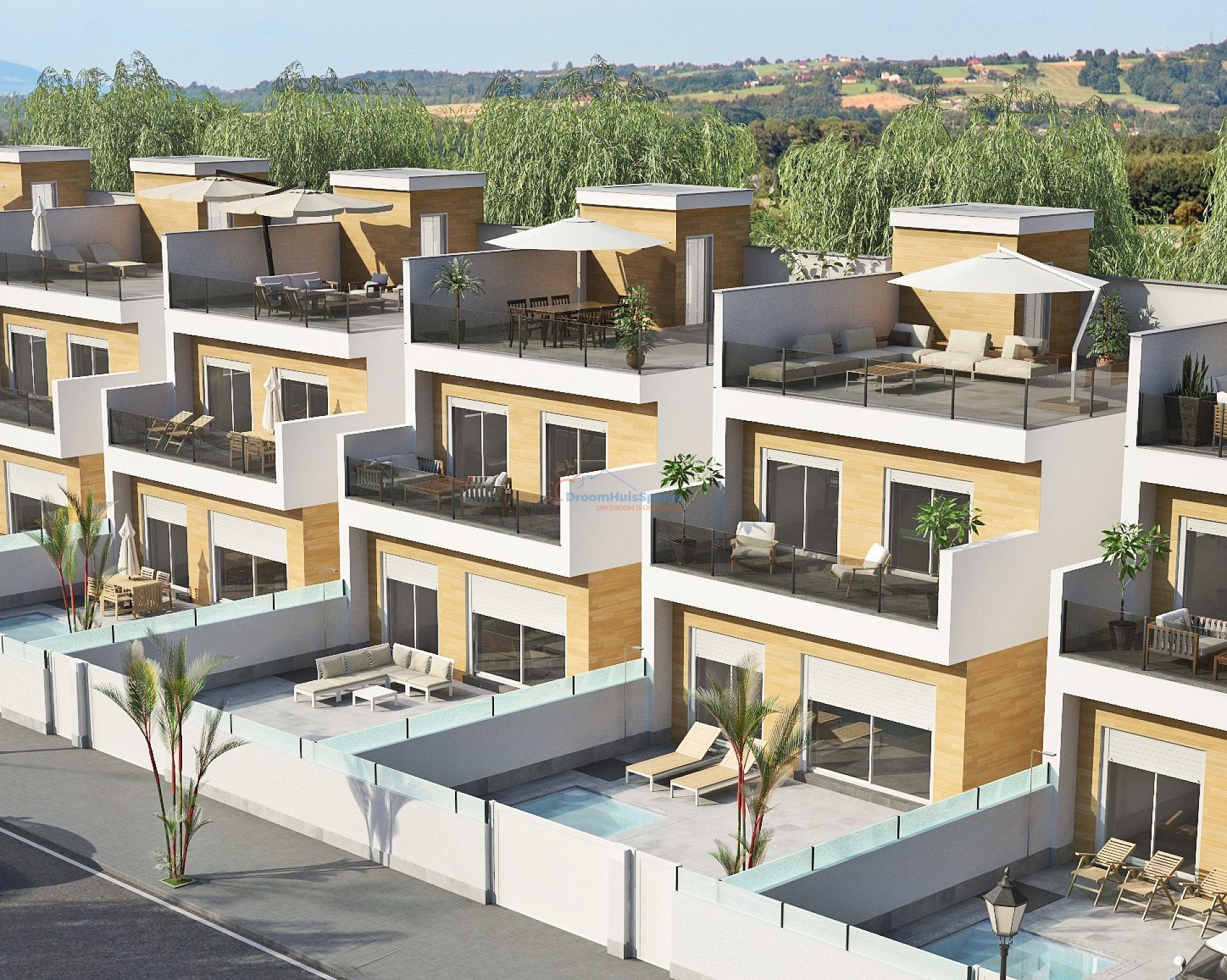 Duplex villa met eigen zwembad in San Pedro del Pinatar - DroomHuisSpanje