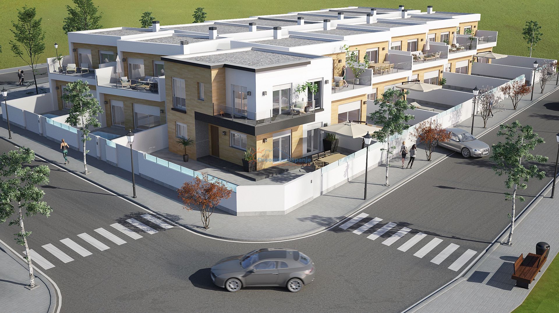 Duplex villa met eigen zwembad in San Pedro del Pinatar - DroomHuisSpanje