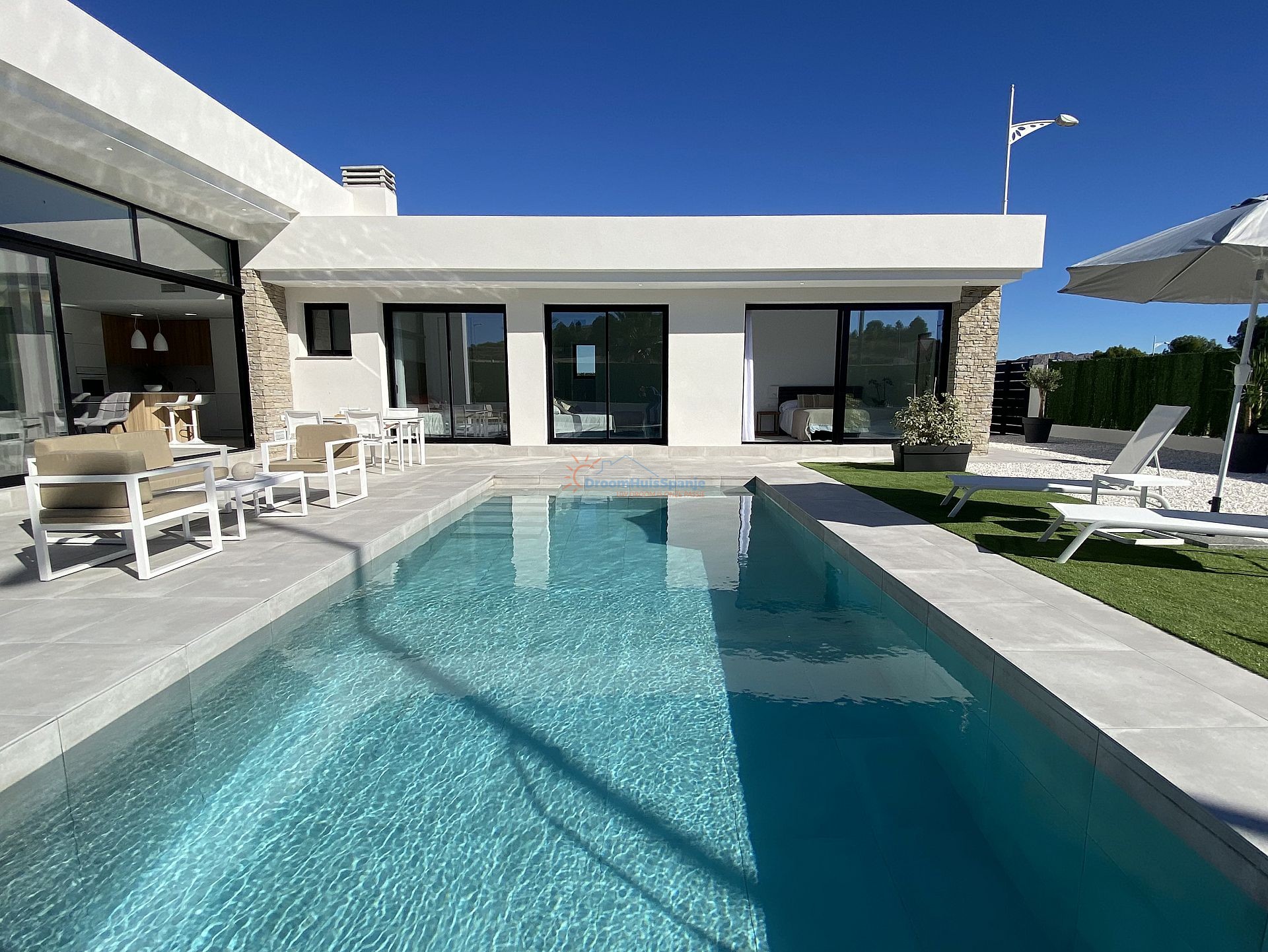 Beautiful detached villa in the beautiful green zone of Murcia - DroomHuisSpanje