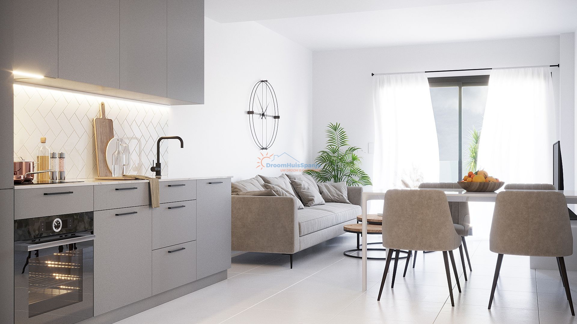 Mooi nieuw appartement op de hoek met ruim terras - DroomHuisSpanje