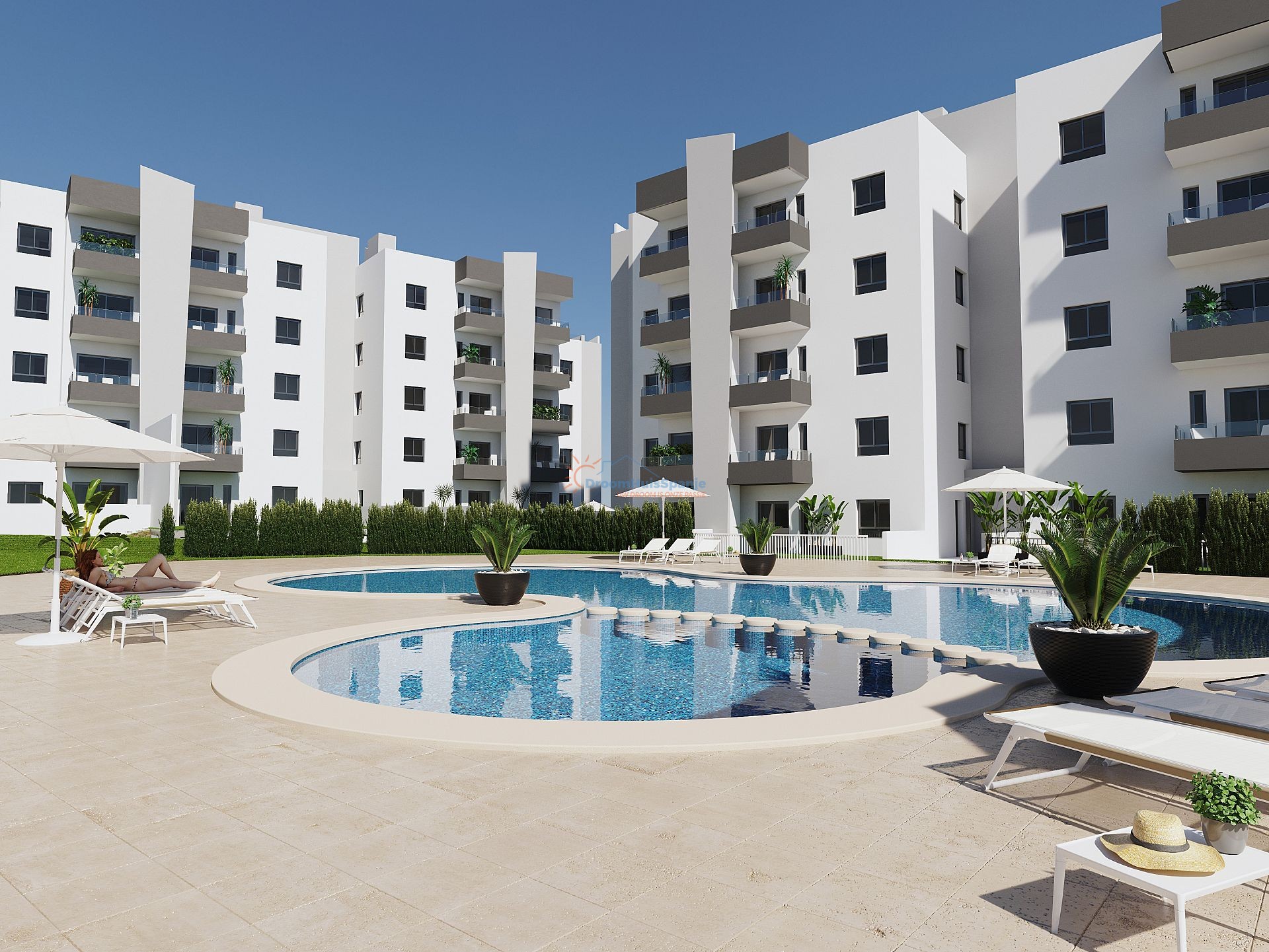 Hoek appartement op de eerste verdieping in de Costa Blanca Zuid - DroomHuisSpanje