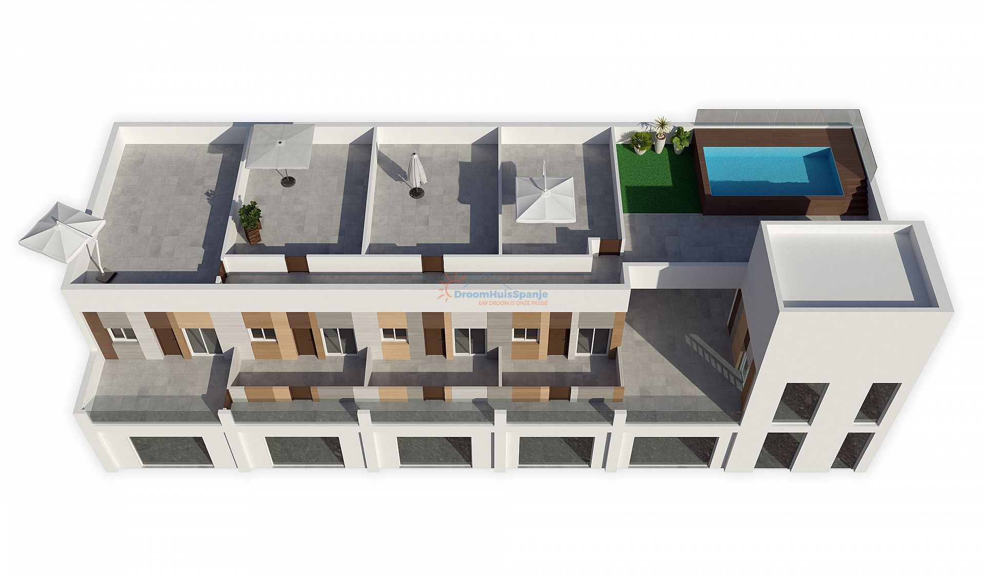 Appartement met eigen dakterras in Villamartin - DroomHuisSpanje