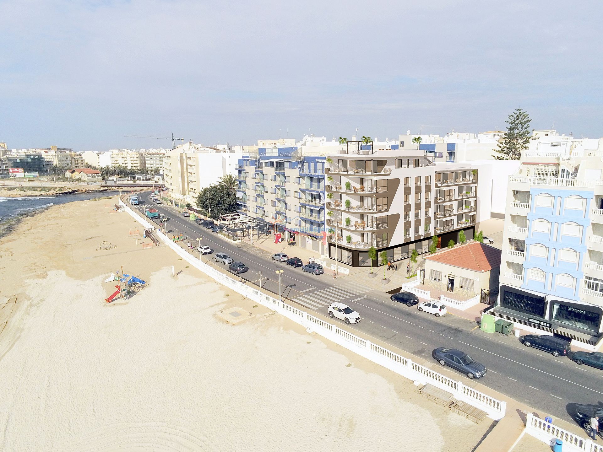 Apartamento en primera línea de playa en Torrevieja - DroomHuisSpanje