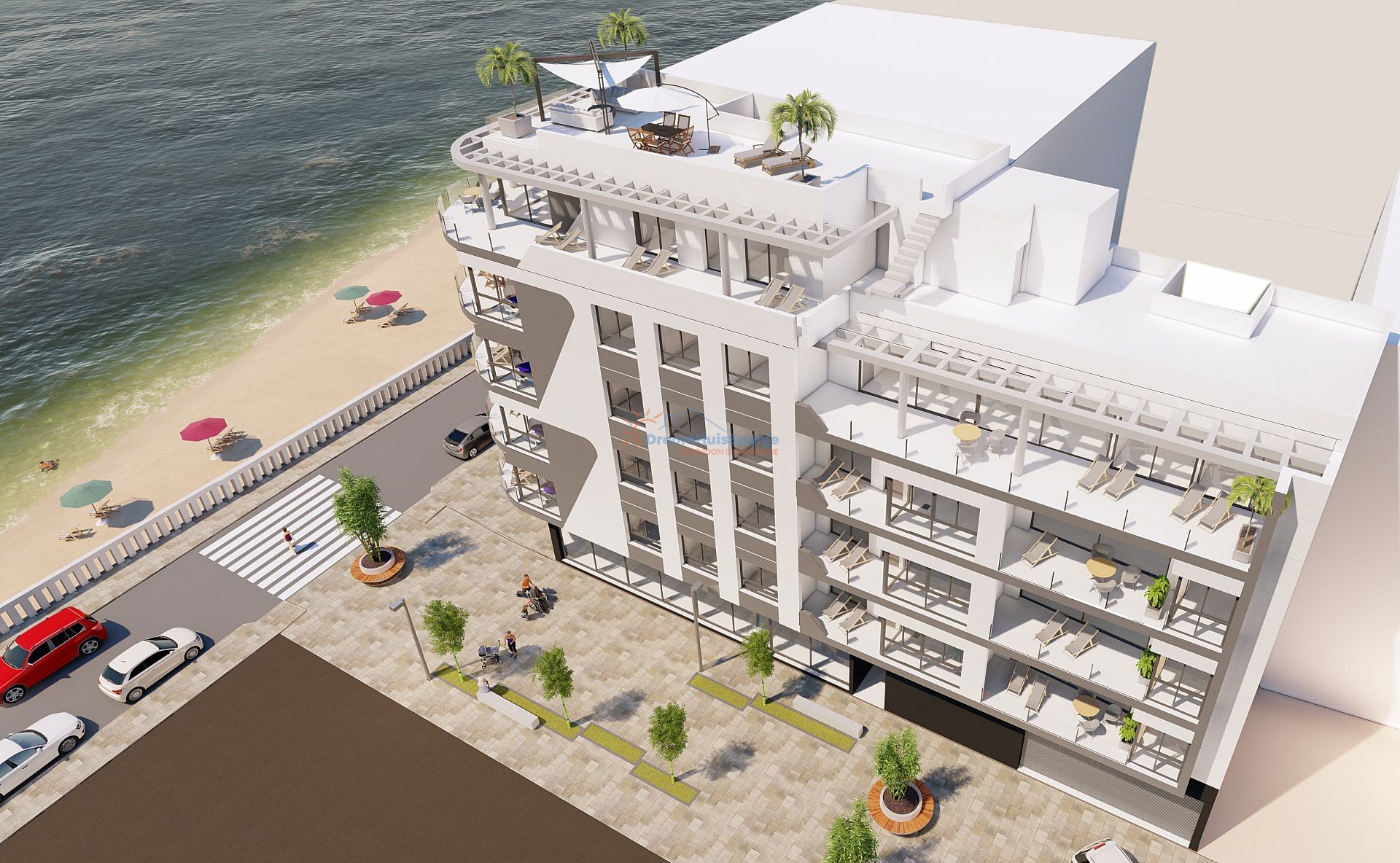 Nieuwbouw appartement op de tweede verdieping met prachtig zicht op zee - DroomHuisSpanje