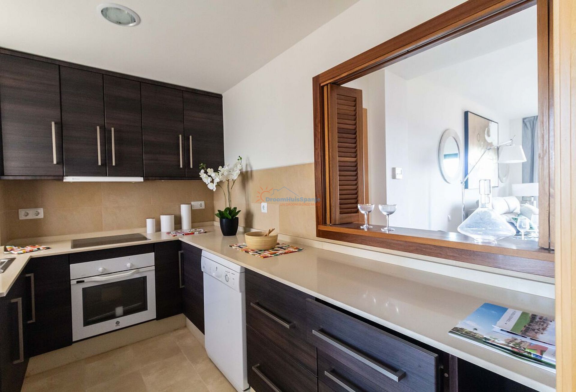 A very luxurious key-ready groundfloor apartement with private pool for sale - DroomHuisSpanje