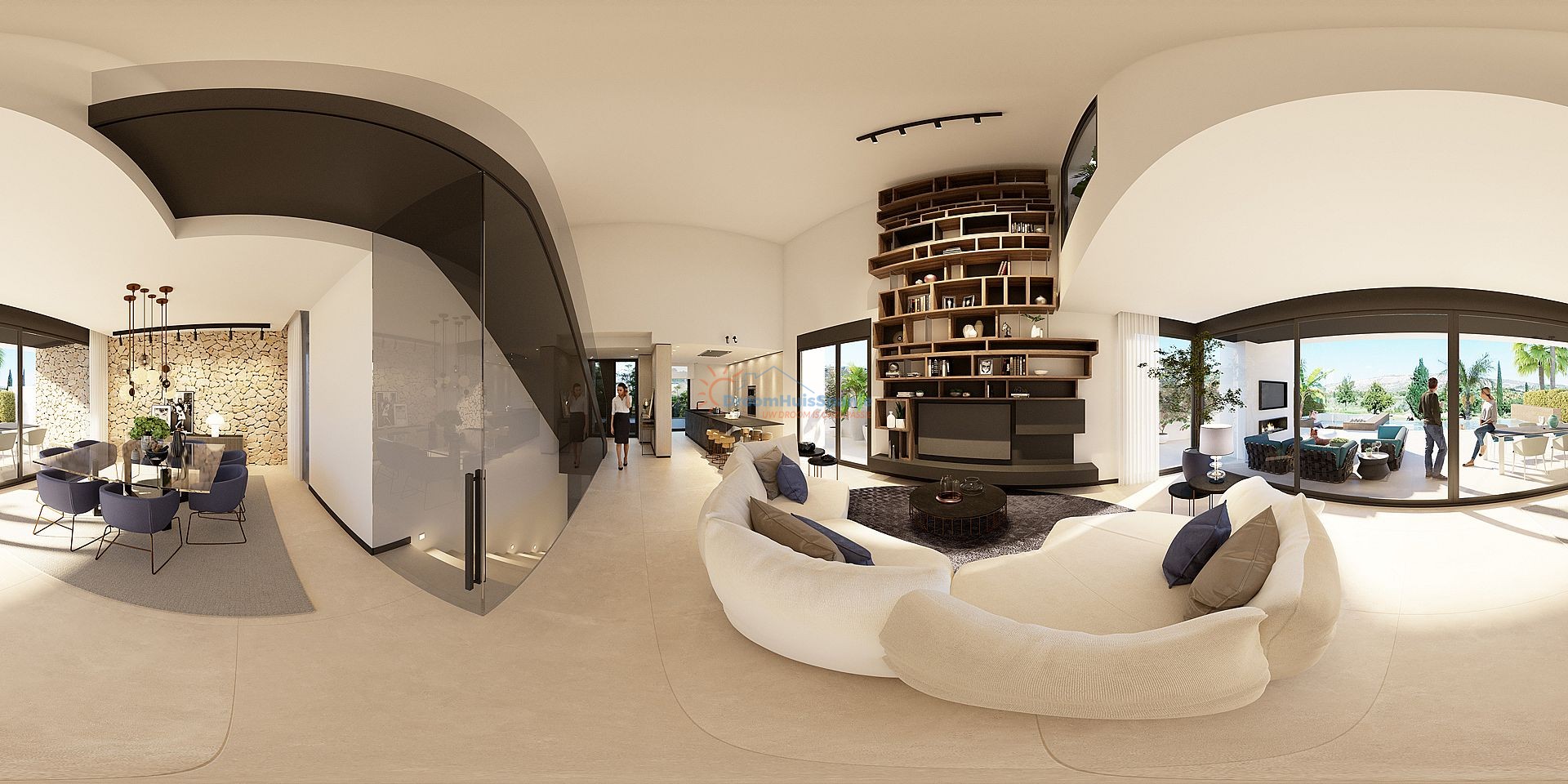 Villa de diseño en primera línea de golf - DroomHuisSpanje