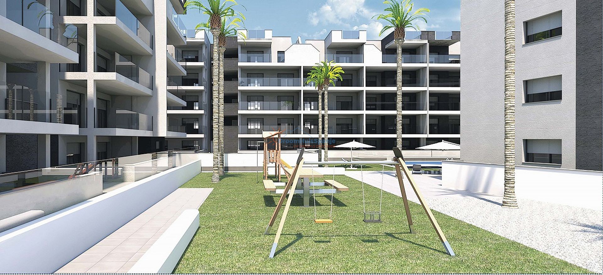 Nieuw gelijkvloers appartement op mooie locatie in de Mar Menor - DroomHuisSpanje