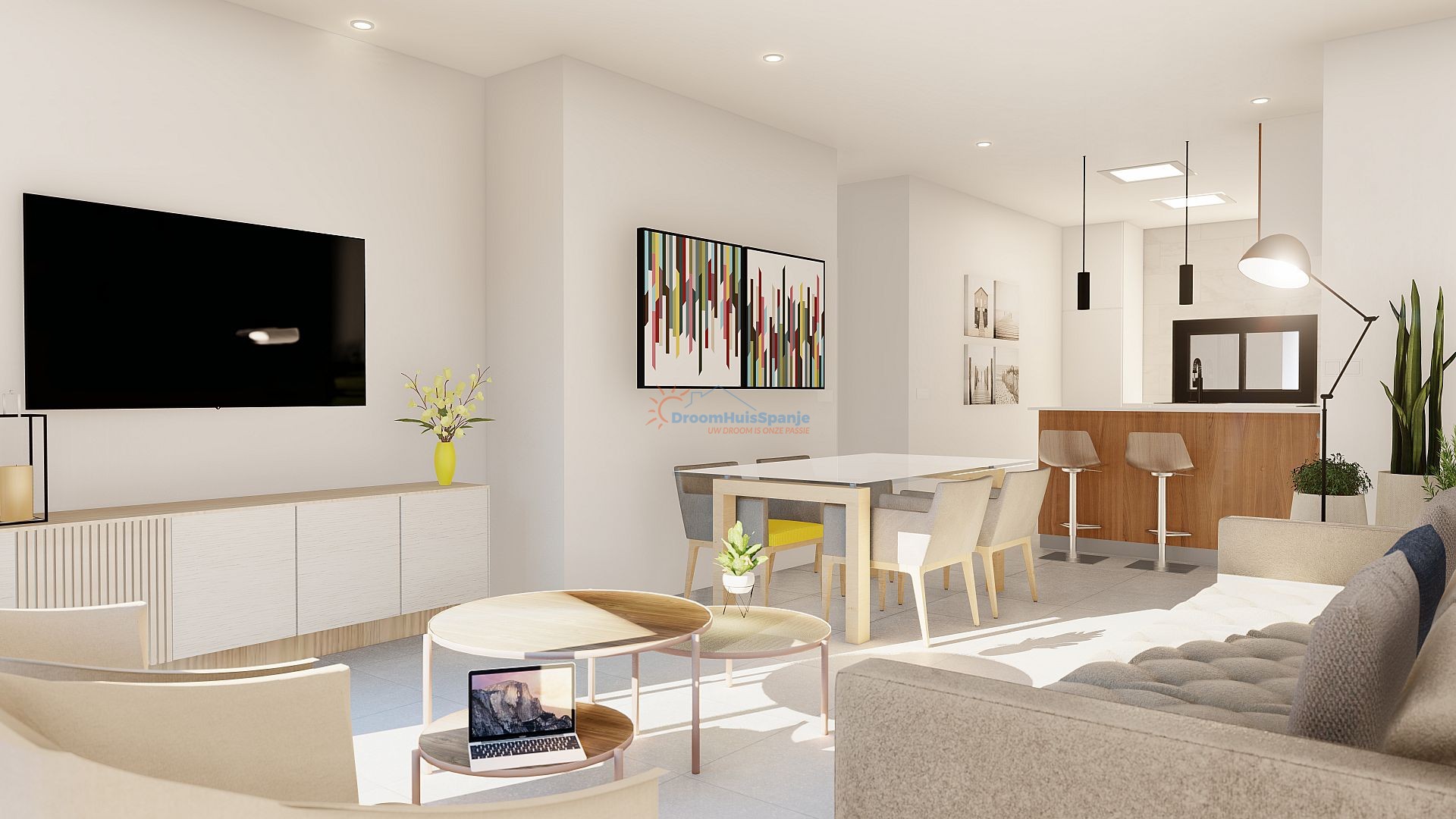 Exclusief ruim appartement met groot privé terras - DroomHuisSpanje