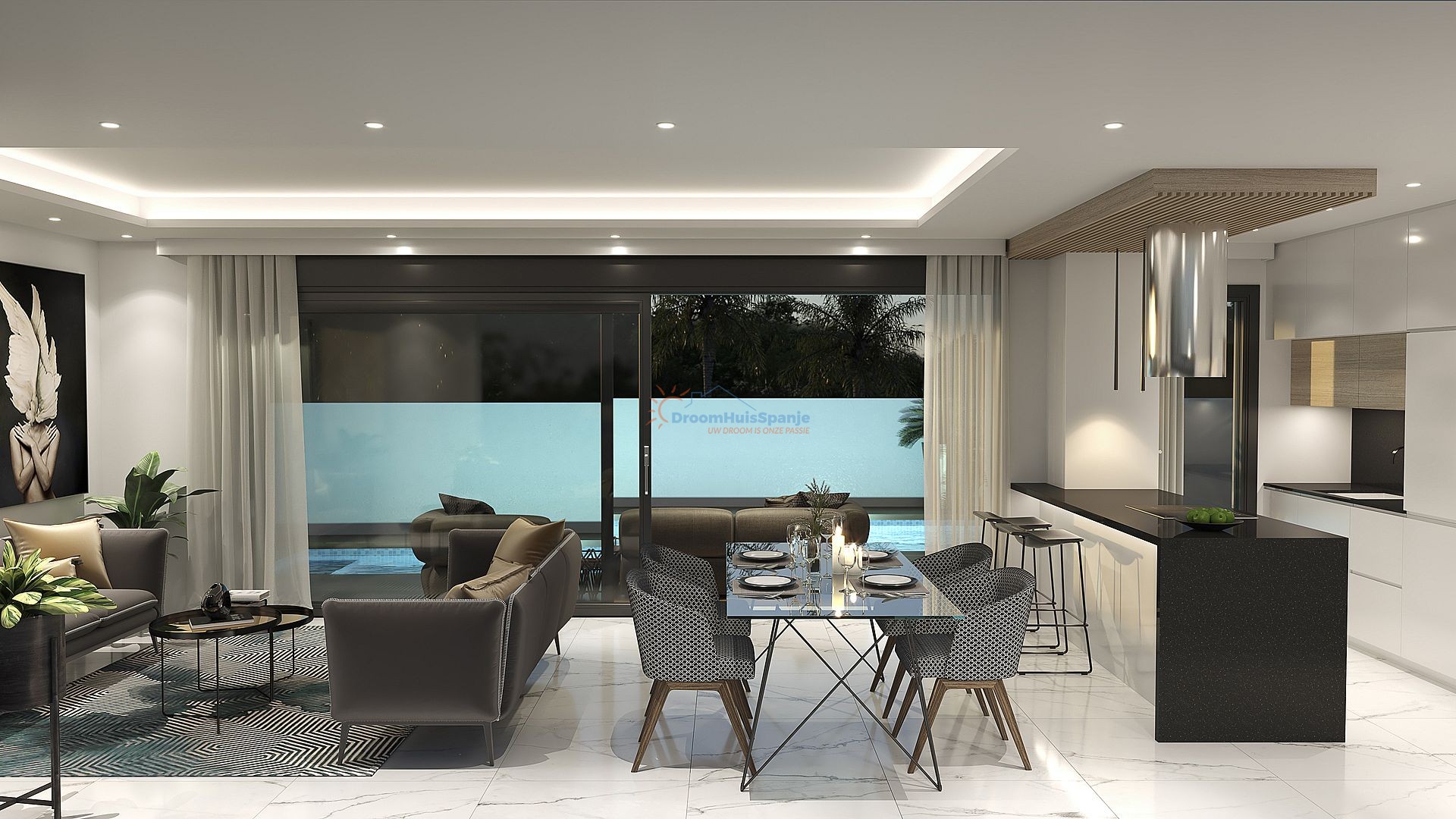 Chalet independiente con piscina privada cerca de las playas de La Mata - DroomHuisSpanje