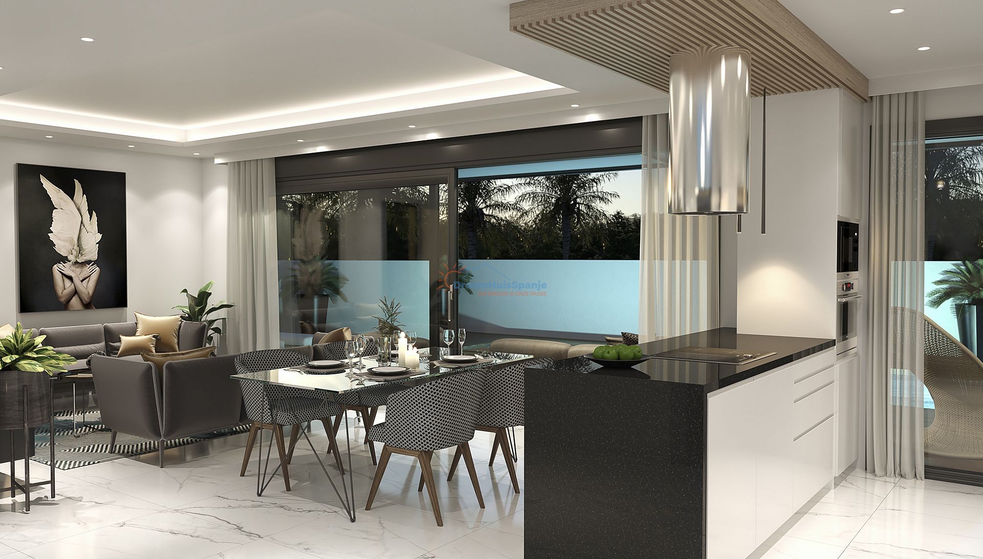 Chalet independiente con piscina privada cerca de las playas de La Mata - DroomHuisSpanje