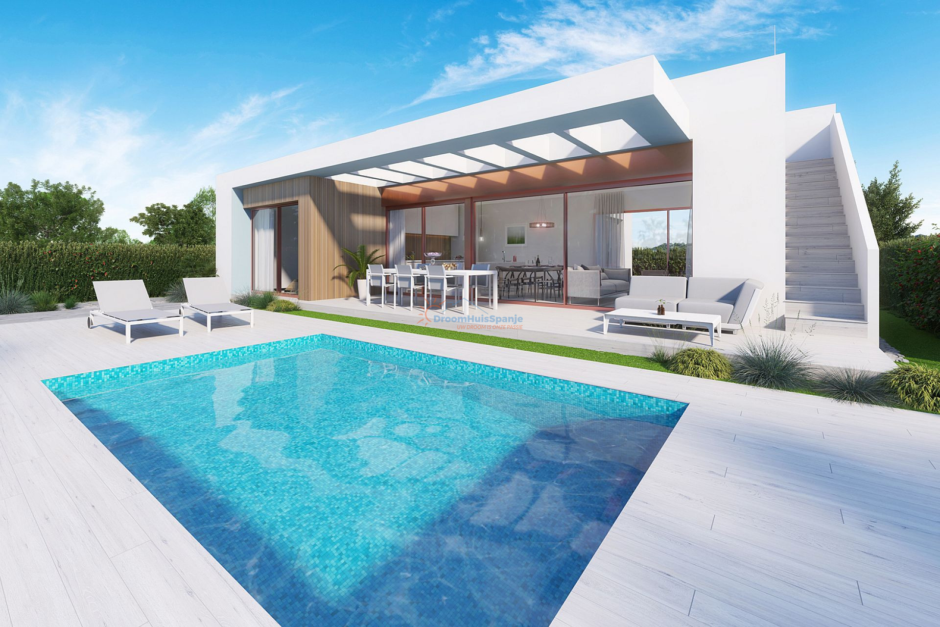 Modern detached 3 bed villa on the VistaBella Golf Resort, Orihuela Costa - DroomHuisSpanje