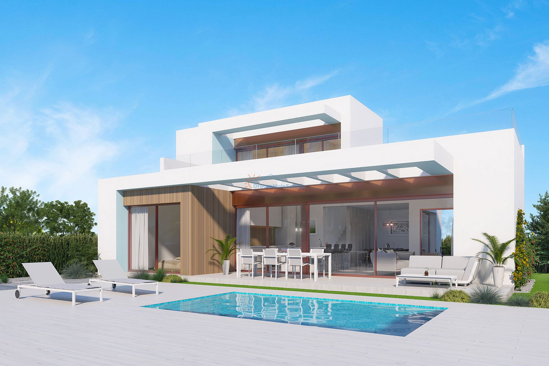 Modern detached 3 bed villa on the VistaBella Golf Resort, Orihuela Costa - DroomHuisSpanje