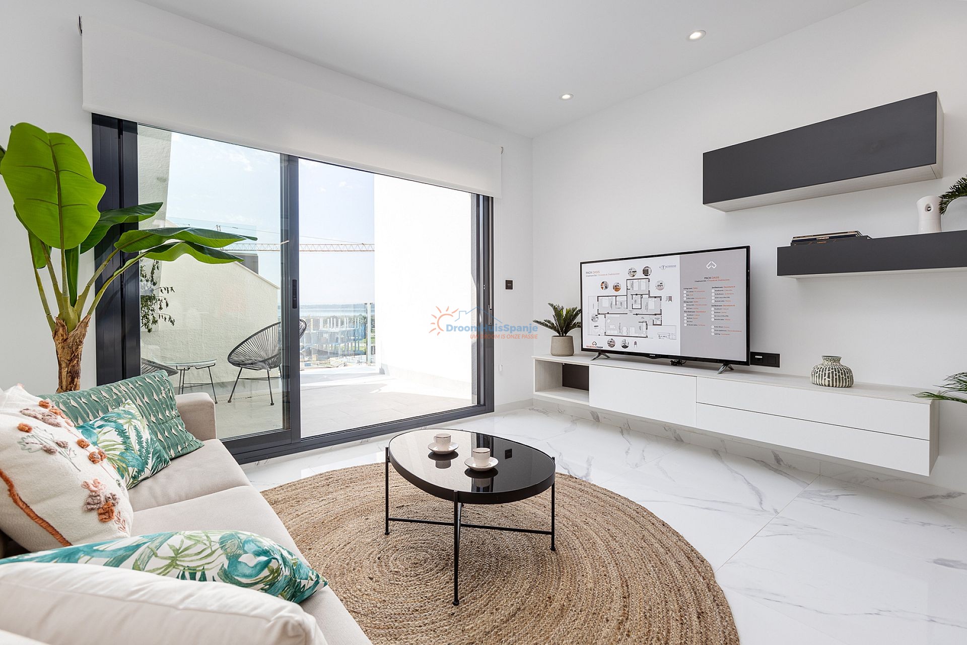 Modern 3 slaapkamer penthouse met privé dakterras - DroomHuisSpanje