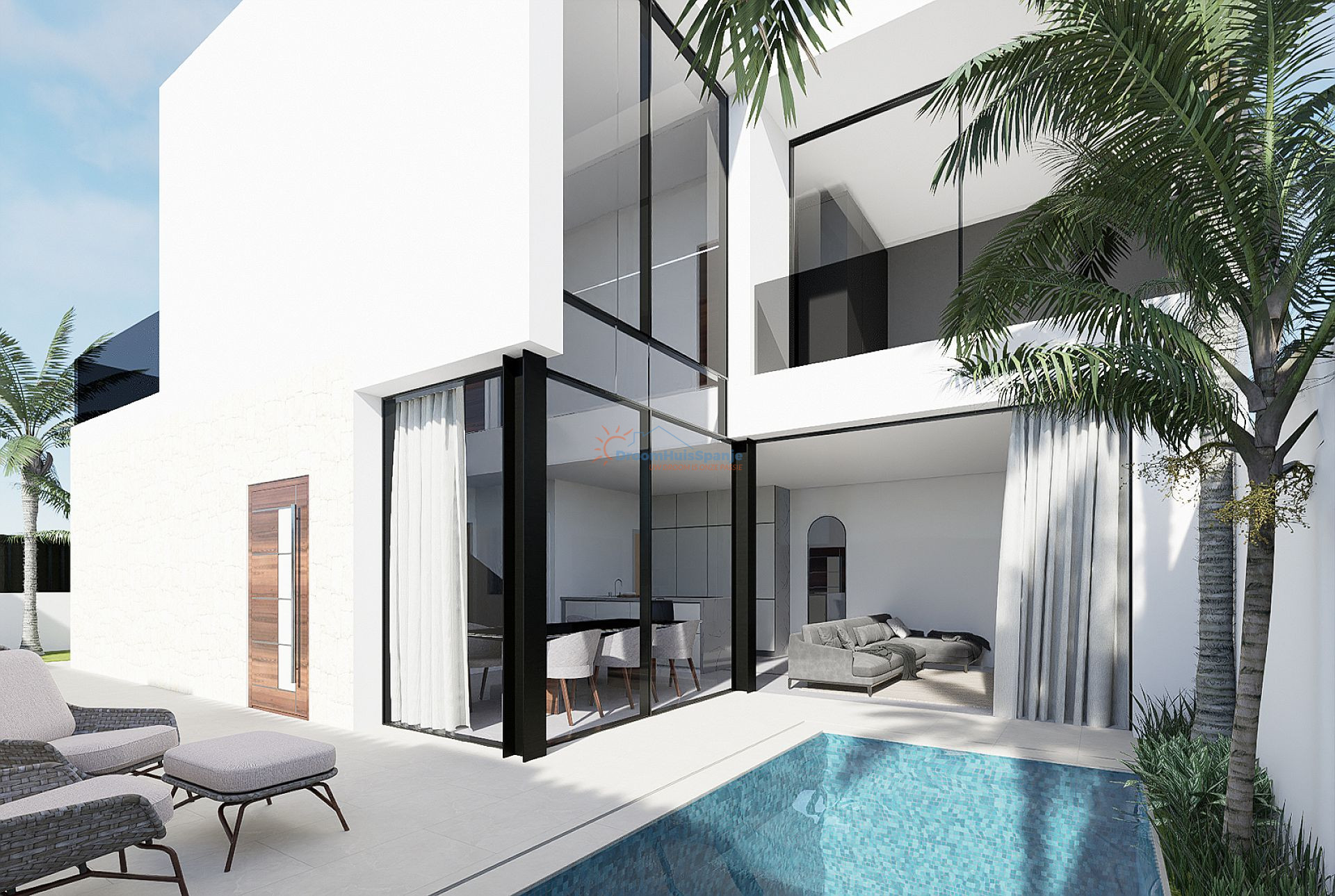 Moderne design villa met privé zwembad  in de Costa Calida - DroomHuisSpanje