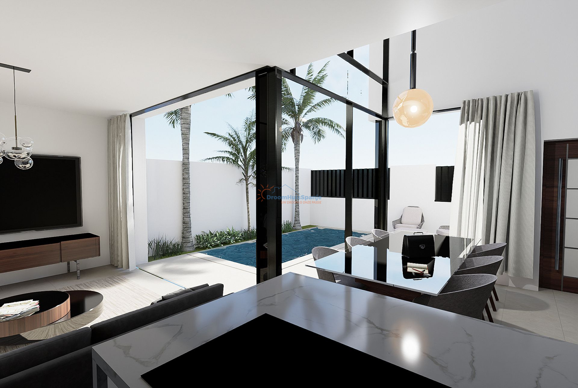 Moderne design villa met privé zwembad  in de Costa Calida - DroomHuisSpanje