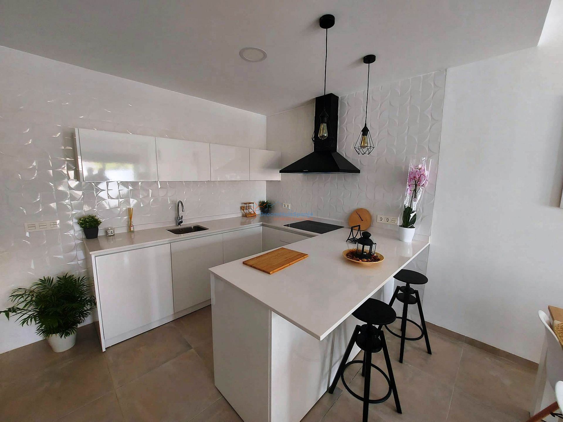 Moderne geschakelde woning met zwembad en privé dakterras in de Costa Blanca - DroomHuisSpanje