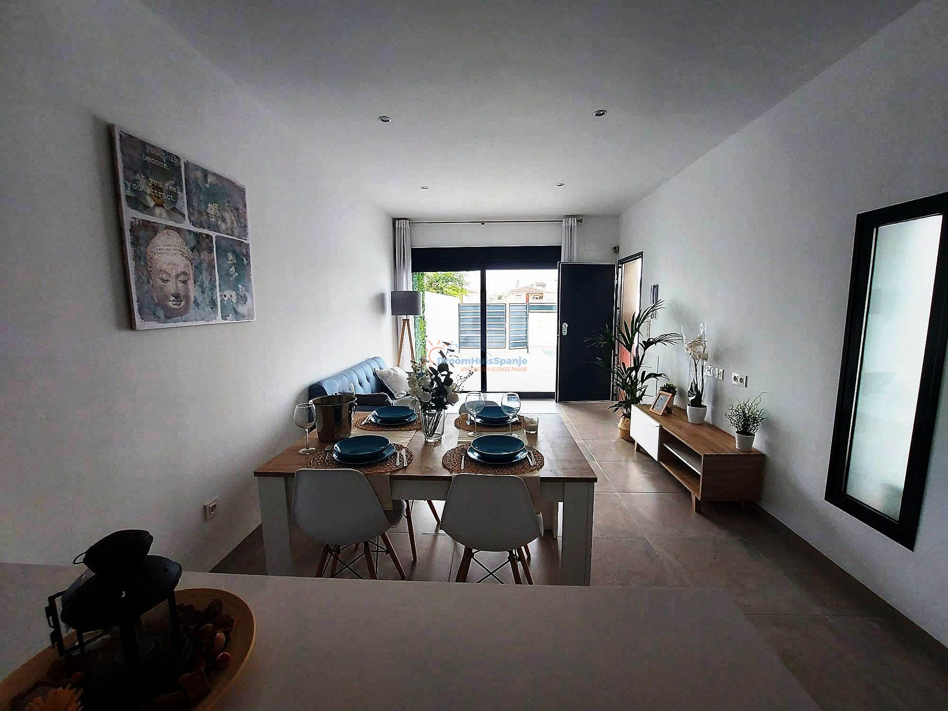 Moderne geschakelde woning met zwembad en privé dakterras in de Costa Blanca - DroomHuisSpanje