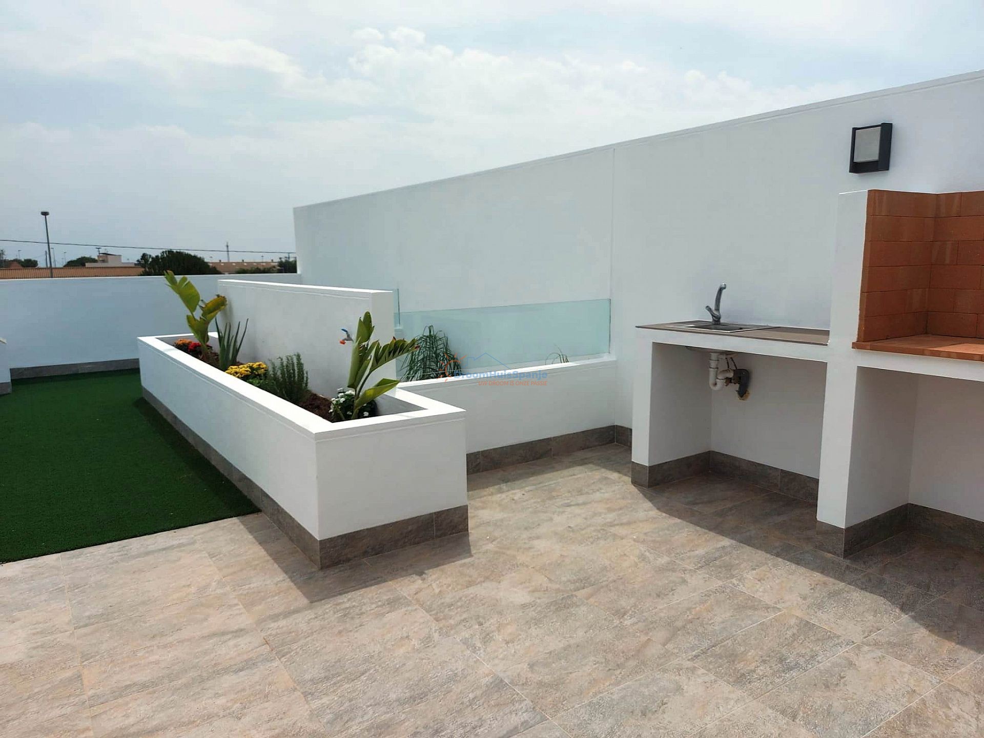 Moderne geschakelde woning met zwembad en privé dakterras in de Costa Blanca - DroomHuisSpanje