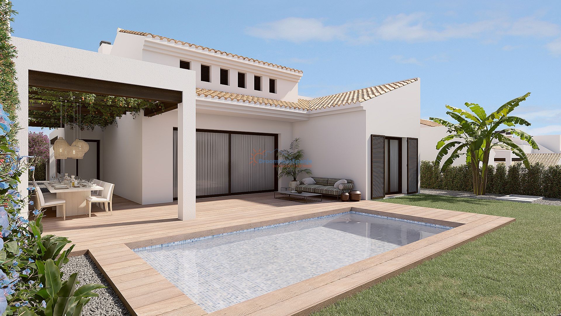 Design villa op 1 level met 3 slaapkamers in La Finca - DroomHuisSpanje