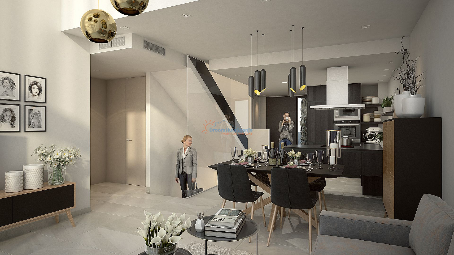 Half vrijstaande moderne villa op toplocatie in de Costa Blanca Zuid - DroomHuisSpanje