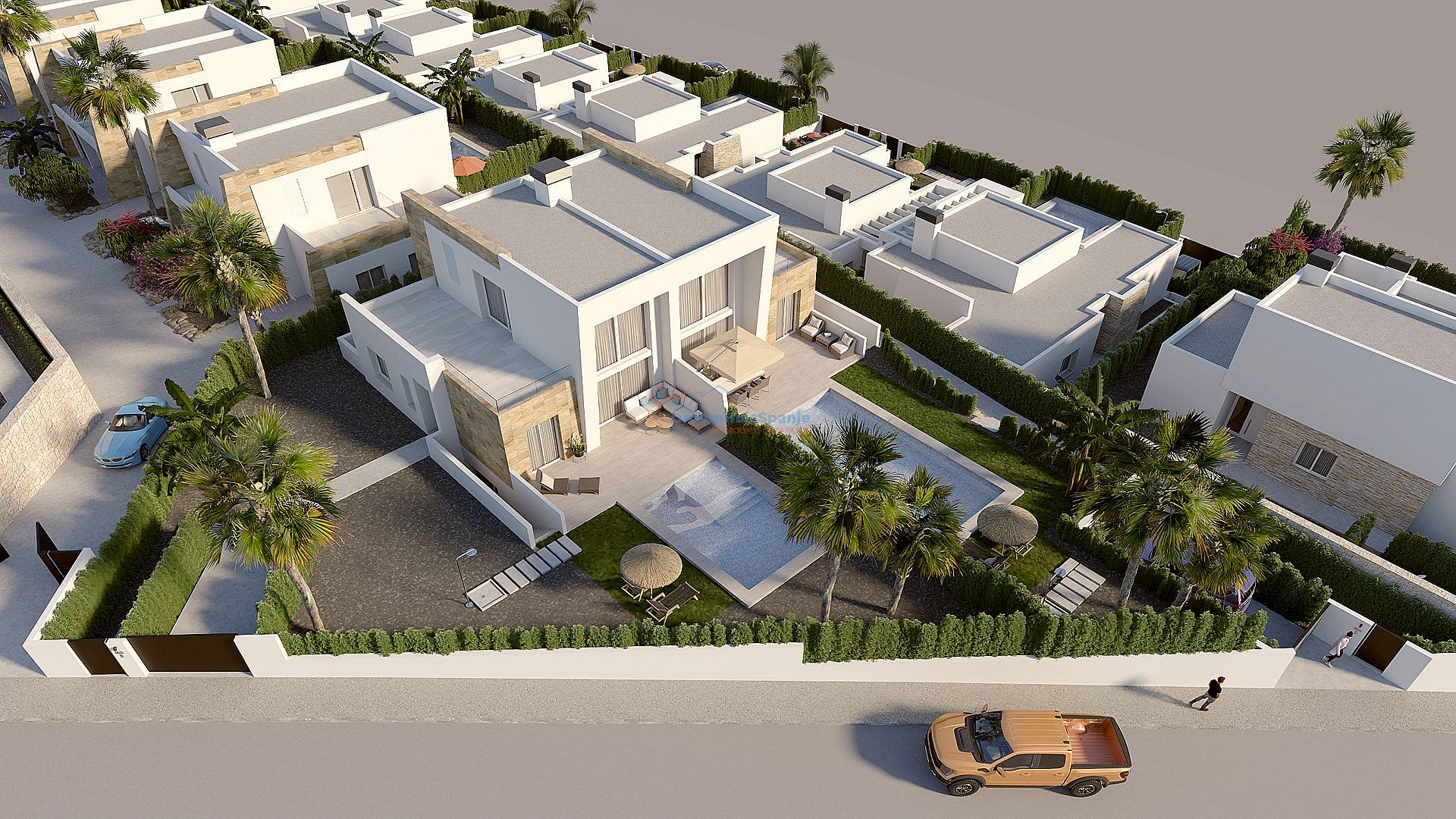 Half vrijstaande moderne villa op toplocatie in de Costa Blanca Zuid - DroomHuisSpanje