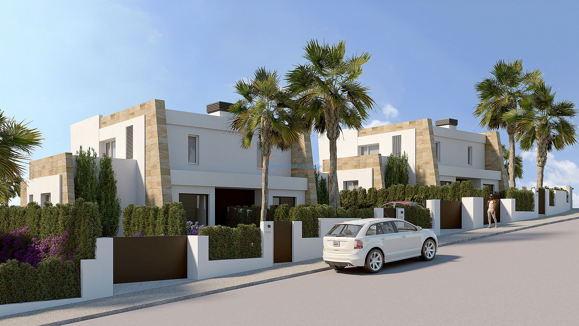 Half vrijstaande moderne villa op toplocatie in de Costa Blanca Zuid - DroomHuisSpanje