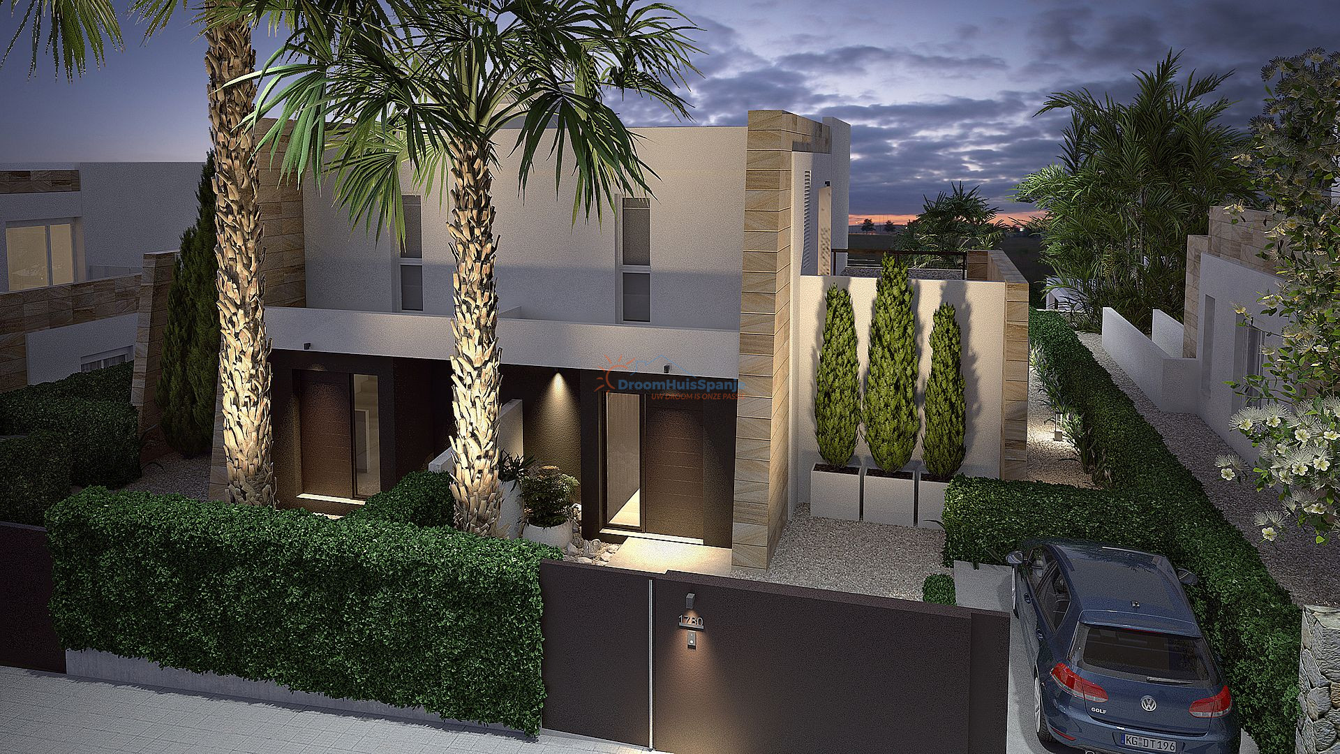 Half vrijstaande moderne villa op toplocatie in de Costa Blanca Zuid - DroomHuisSpanje