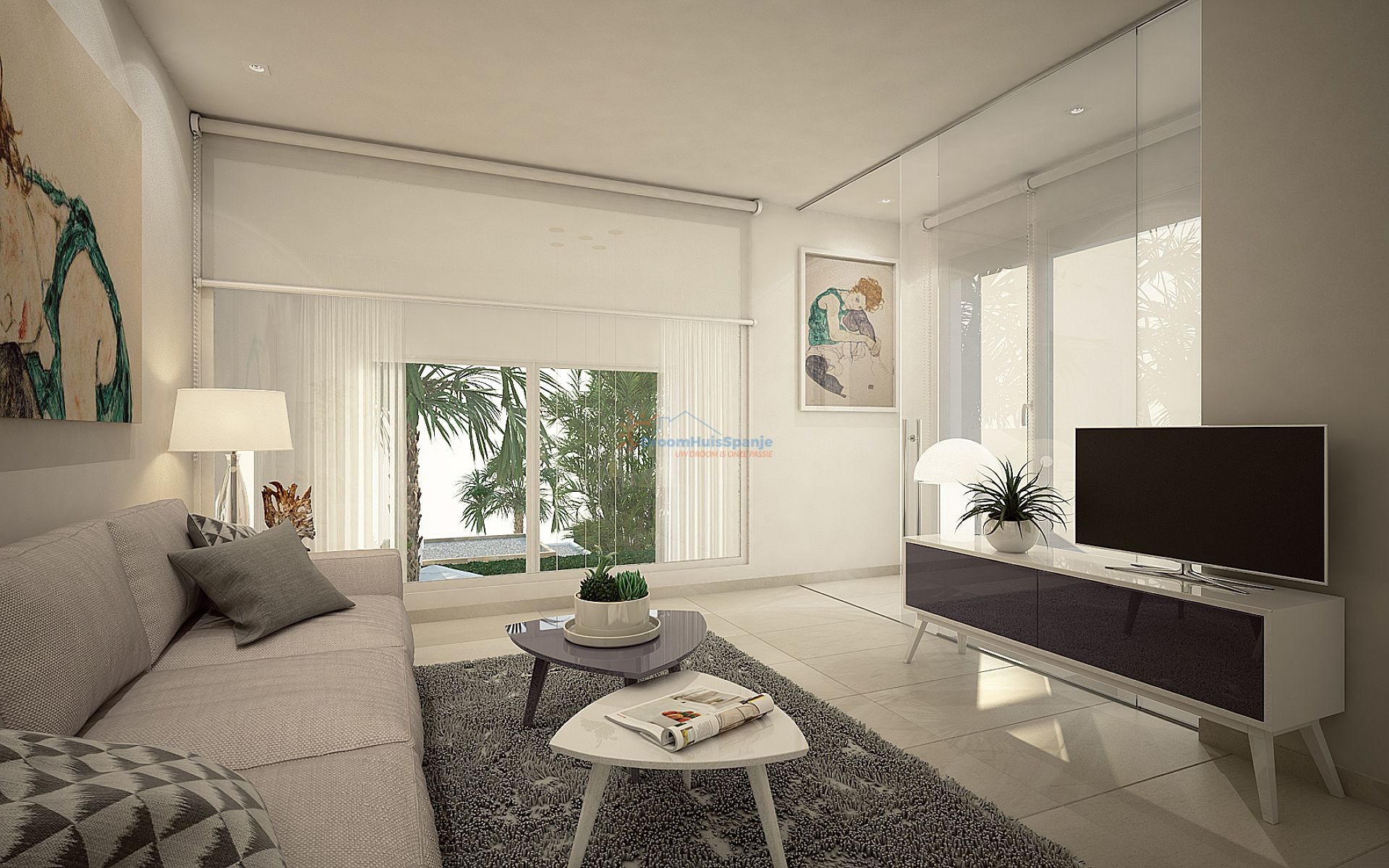 Half vrijstaande moderne villa op toplocatie in de Costa Blanca Zuid - DroomHuisSpanje