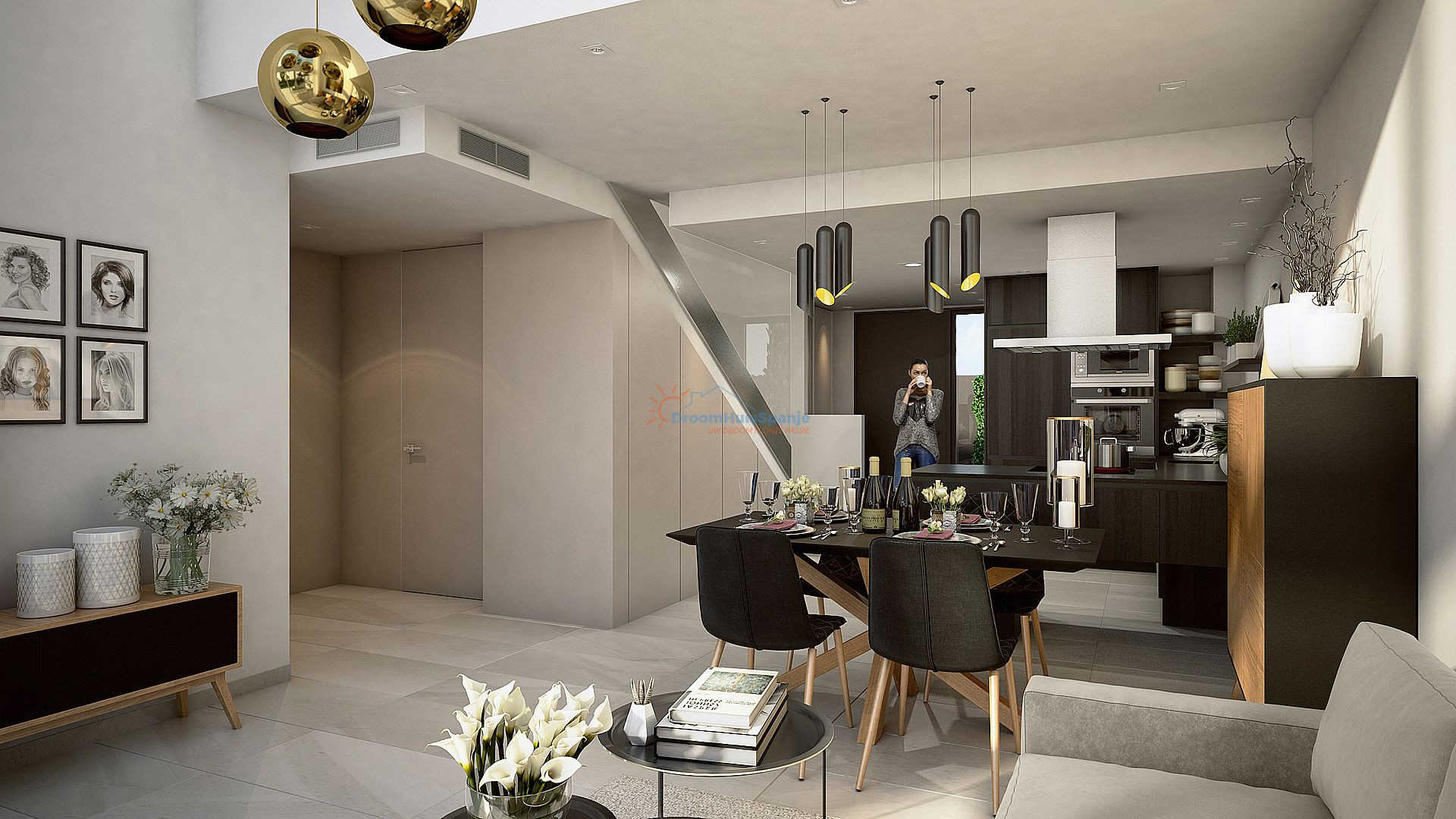 Half vrijstaande moderne villa op toplocatie in de Costa Blanca Zuid - DroomHuisSpanje