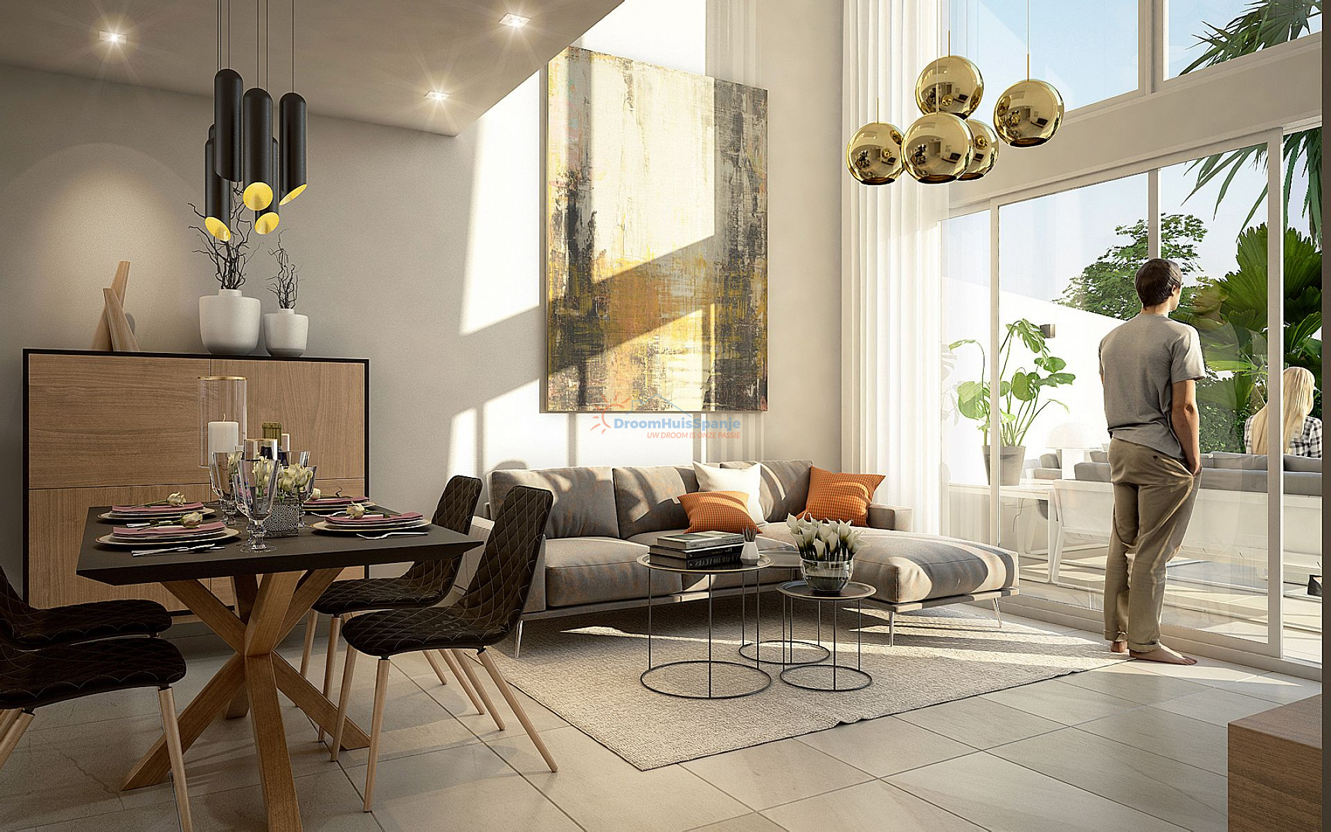 Half vrijstaande moderne villa op toplocatie in de Costa Blanca Zuid - DroomHuisSpanje