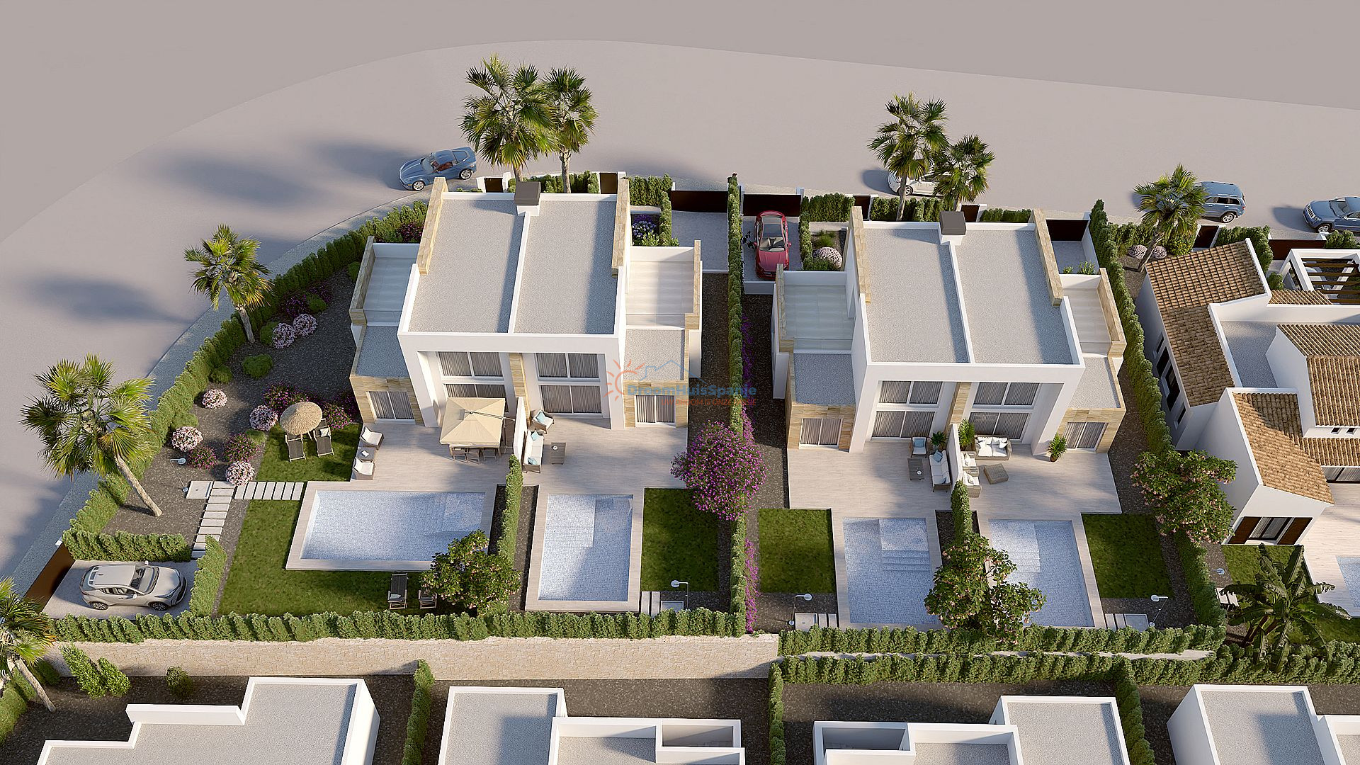 Half vrijstaande moderne villa op toplocatie in de Costa Blanca Zuid - DroomHuisSpanje