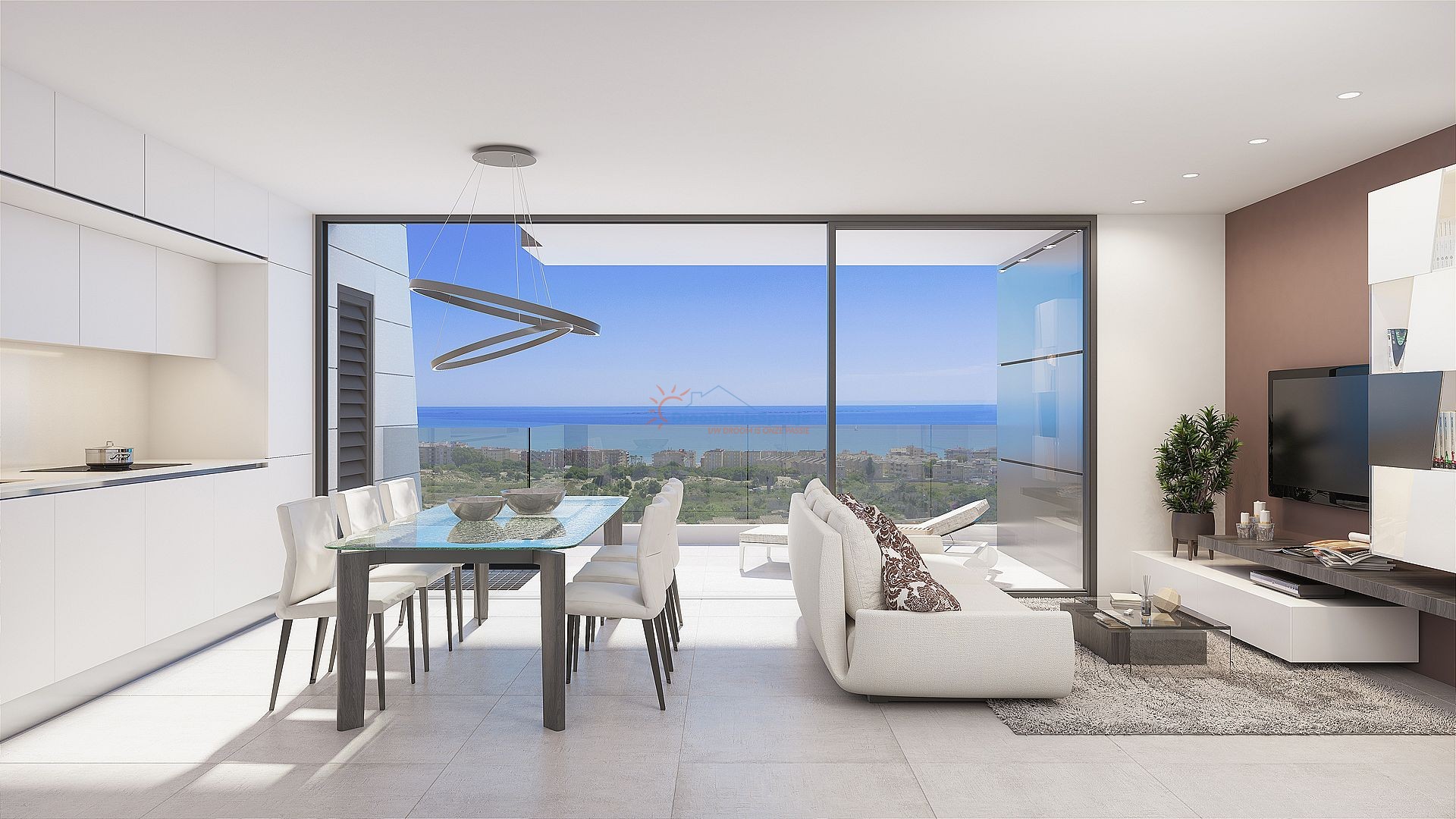 Spectaculiar penthouse met zicht op zee in Guardamar Hills - DroomHuisSpanje