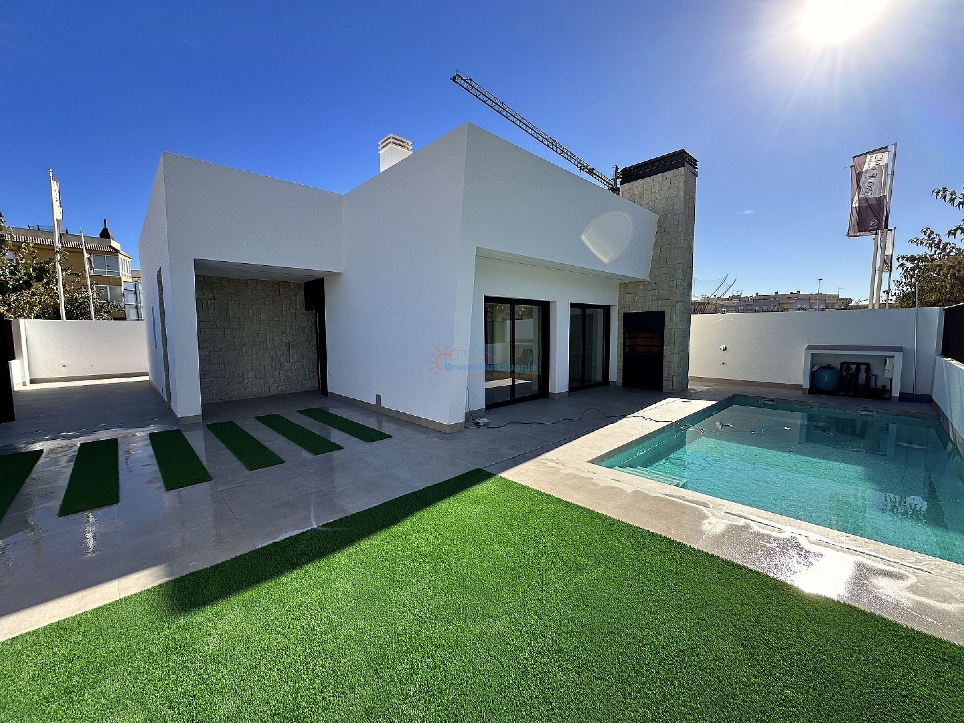 Chalet independiente en San Pedro del Pinatar - Lo Pagan - Obra nueva - DroomHuisSpanje