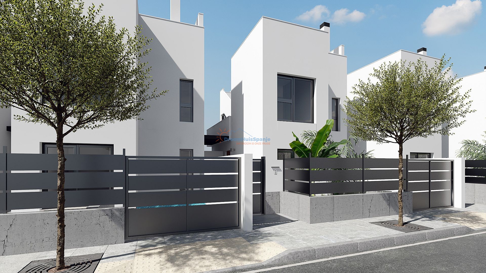 Moderne villa op 900 meter van het strand met privé solarium - DroomHuisSpanje