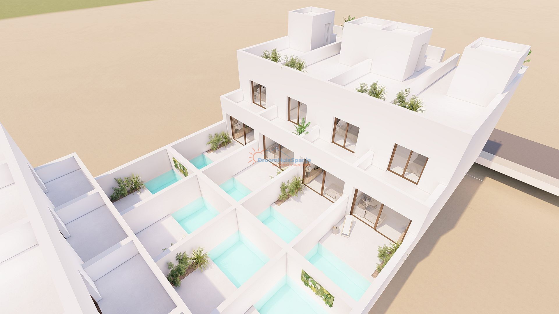 Geschakelde woning met privé zwembad in San Javier - DroomHuisSpanje