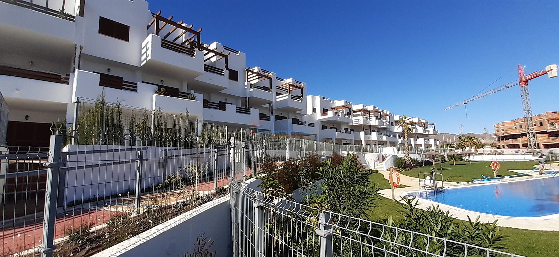 Begane grond appartement met privé tuin in fase 7 Mar de Pulpi - DroomHuisSpanje