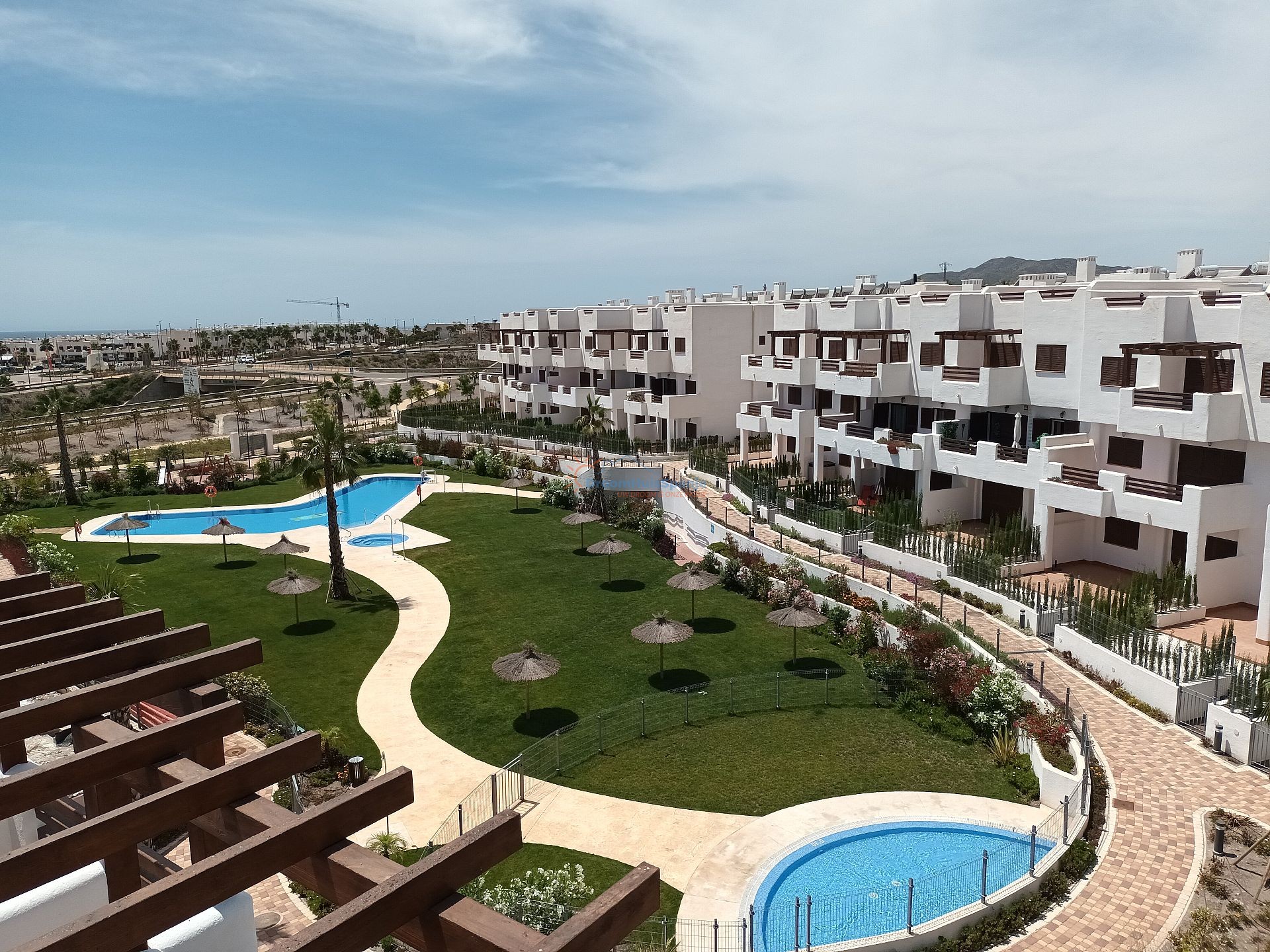 Begane grond appartement met privé tuin in fase 7 Mar de Pulpi - DroomHuisSpanje