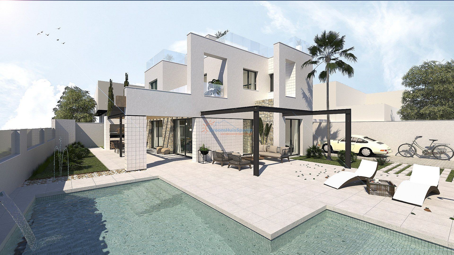 Detached Villa in San Pedro del Pinatar - Lo Pagan - New build - DroomHuisSpanje