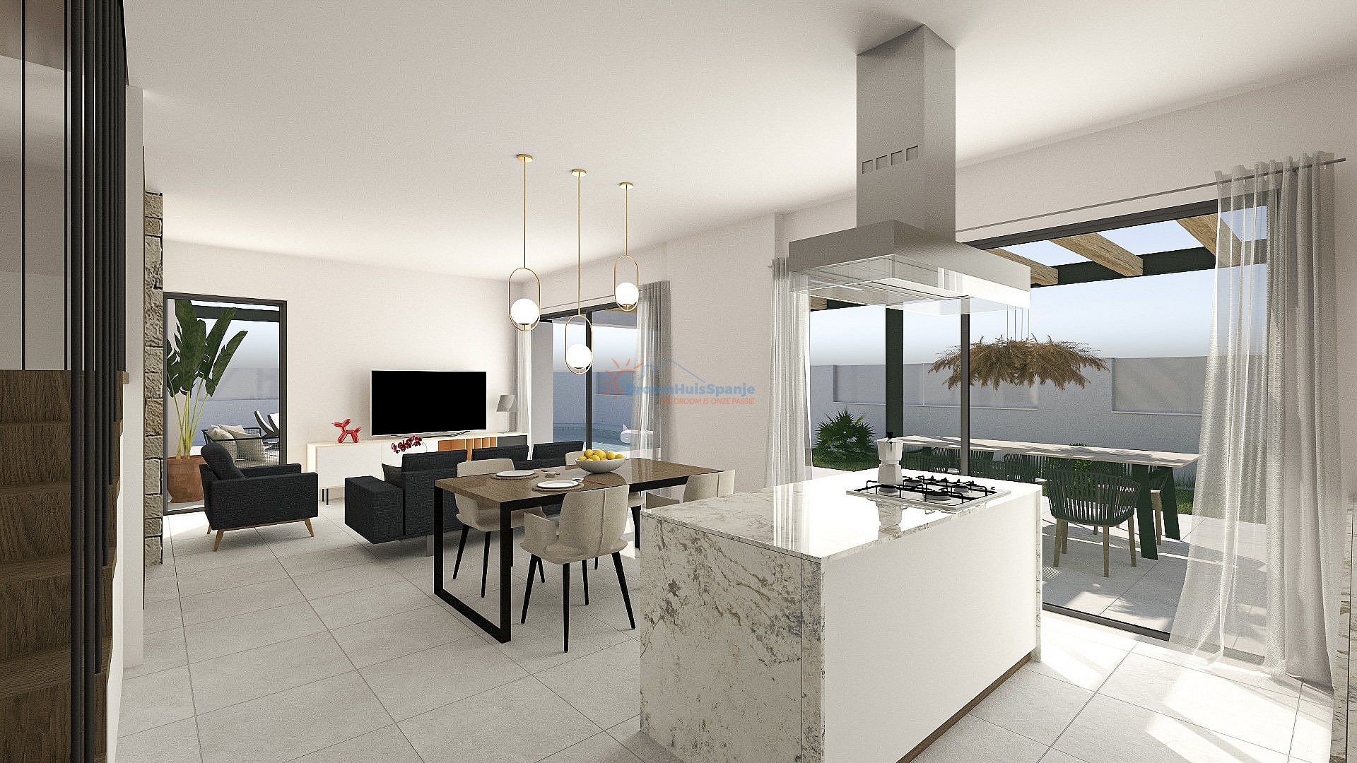 Detached Villa in San Pedro del Pinatar - Lo Pagan - New build - DroomHuisSpanje