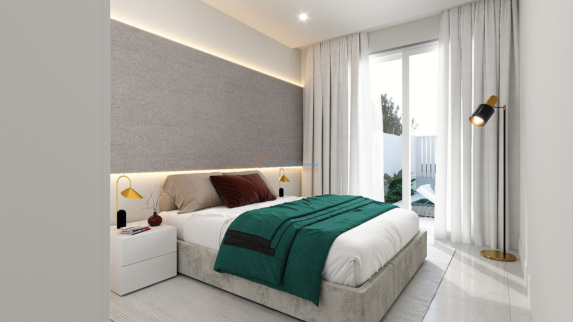 Geschakelde villa met privé zwembad en eigen dakterras in Murcia - DroomHuisSpanje