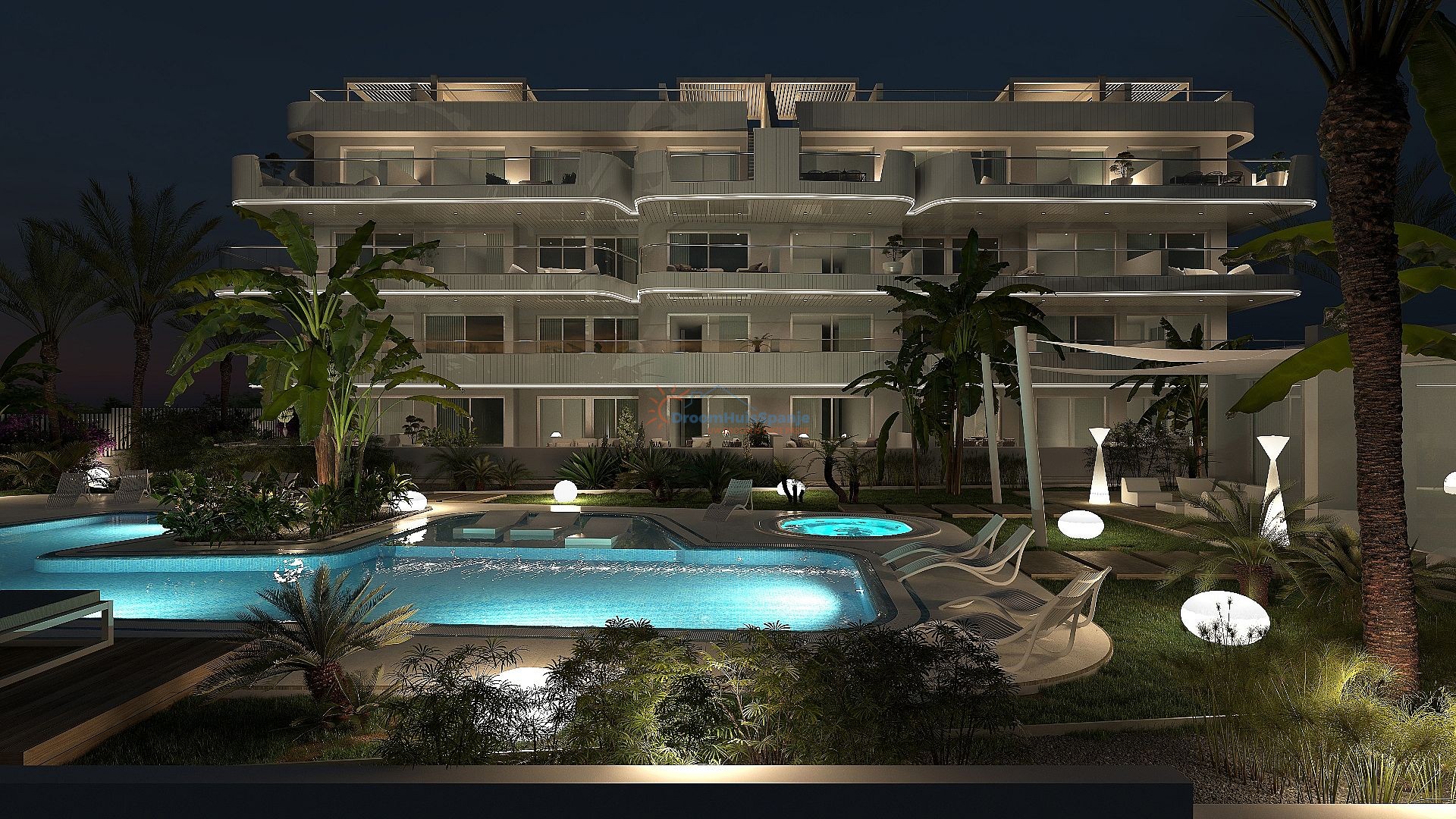 Modern appartement  op eerste verdieping in Cabo Roig - DroomHuisSpanje